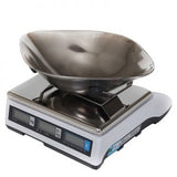 CAS ER-PLUS Retail Scale with Veg Scoop - Rear View with Standard Display