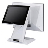 Sam4s Sapphire EPOS Terminal with 9.7"LCD Rear Display in White