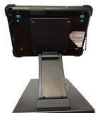 Hisense HM628 Tablet on a counter stand front view