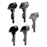 Sam4s NR-500 Series Cash Register Keys SET of 5