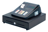 Sam4s ER-180UL Cash Register diagonal view with large drawer closed