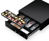 EC-330 SM Baby Cash Drawer open showing removable coin tray