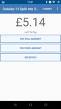 OrderPad for Samtouch Payment Screen 1