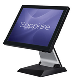 Sam4s Sapphire EPOS Terminal side view BLACK