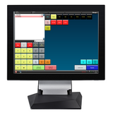 Sam4s Sapphire EPOS Terminal with Samtouch front view BLACK