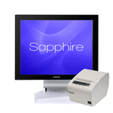 Sam4s Sapphire EPOS Terminal with Sam4s Giant100 Printer WHITE