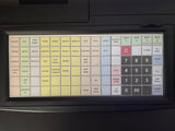Sam4s NR-500F Cash Register Bar Keyboard Example